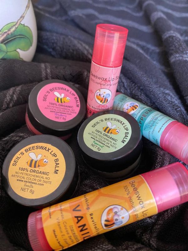 beeswax lip balms